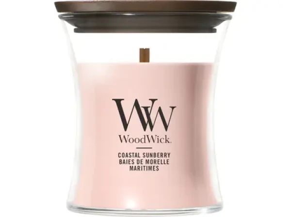 Woodwick Coastal Sunberry sviečka malá (5038581179025)