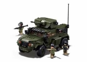 Sluban Model Bricks M38-B1179 Obrnené bojové vozidlo Typhoon VDVS v mierke 1:35