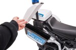 Mamido Detská elektrická motorka Polícia BMW biela