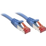 LINDY 47719 RJ45 sieťové káble, prepojovacie káble CAT 6 S/FTP 2.00 m modrá s ochranou 1 ks; 47719