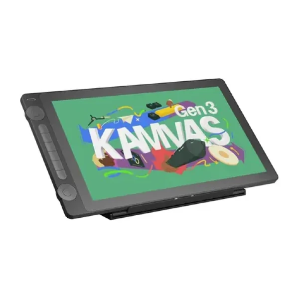 Huion Kamvas 16 GEN 3 GS1563 čierna / Grafický tablet / 350 x 197 mm / 5080 LPI / 16384 úrovní tlaku / USB-C (GS1563)
