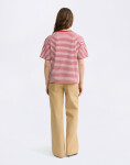 Thinking MU Tigres y Leones Milly Yarn Dyed Lucia Tee WHITE L