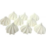 Mini pusinky biele 9 ks - I LOVE CAKES