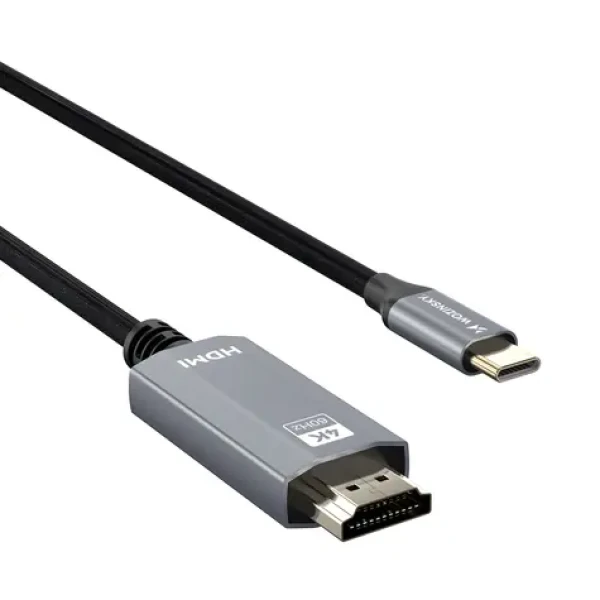 Wozinsky WCCH-01 čierna / Kábel USB-C - HDMI / 4K 60Hz / 1,8 m