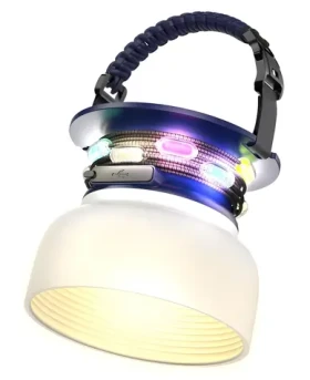 Immax solárna kempingová lampička s RGB LED / Lampička / IP65 / 10 W / USB-C (08493L)