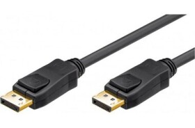 Goobay prepojovací kábel DisplayPort 1.2 M na DisplayPort 1.2 M 1 m čierna / pozlátené konektory (4040849687983)