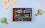 Connetix Connetix Tiles - Magnetická Stavebnica Pastelové Vozidlá 50 ks