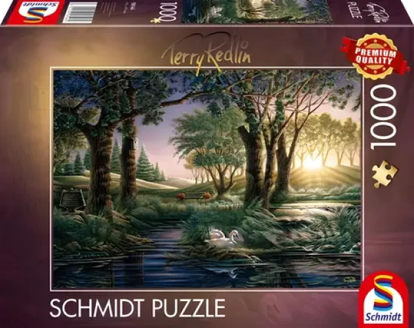Schmidt Puzzle Terry Redlin - Ranné kúzlo pri rybníku