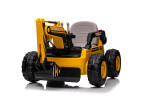 Mamido Mamido Detský elektrický bager CAR-26B žltý | 4x4 | RC 2.4Ghz | EKO koža | 12V10Ah