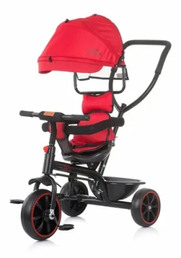 CHIPOLINO Trojkolka so strieškou Pulse 2v1 Cherry