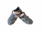 EF Barefoot sandále Ef Šedá s ružovou 26 EUR