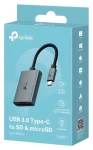 TP-LINK UA430C sivá / Čítačka pamäťových kariet / USB-C 3.2 Gen 1 / SD, microSD (UA430C)