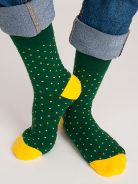 Pánske ponožky 003 U06 NOVITI Zelená
