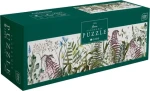 INTERDRUK Panoramatické puzzle Paprade a kvety