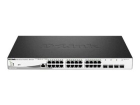 D-Link DGS-1210-28MP / 28-port Gigabit PoE Smart Switch / 24x PoE gigabit / 4x SFP / PoE budget 370W (DGS-1210-28MP)