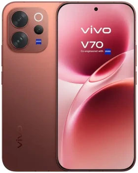Vivo V70 Sandalwood Brown / Mobilný telefón / 6,59 "AMOLED / Snapdragon 7 Gen 4 / 8GB/256GB / 50MP Zeiss / 5G (5675288)