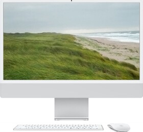 Apple iMac Z1EJ 59,62cm 23,5Zoll Standardglas M4 10C CPU/10C GPU/16C N.E. 16GB 1TB SSD Gbit Eth MM MaKey TID DE Silber
