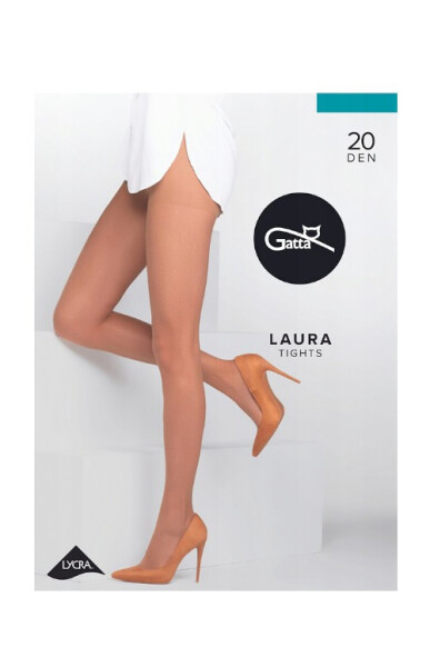 Dámske pančuchové nohavice Gatta Laura 20 deň 6-XXL daino/odc.béžová 6-XXL