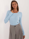 Jumper AT SW 2332 2.62 svetlo modrý S/M