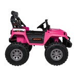 Mamido Elektrické autíčko Extreme Sport 4x4 s premenlivou veľkosťou ružové