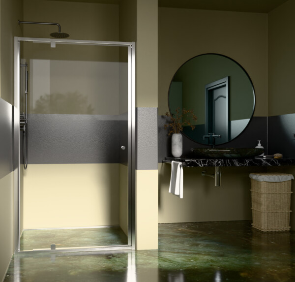 H K - Sprchové dvere do niky STYLE 100 rozmer 97-110x190 číre sklo STYLE100