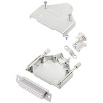 Encitech MHDM-25-DBS-W-K 6355-8005-13 sada D-SUB zásuvková lišta 180 ° Pólov: 25 spájkovaný 1 ks; 6355-8005-13