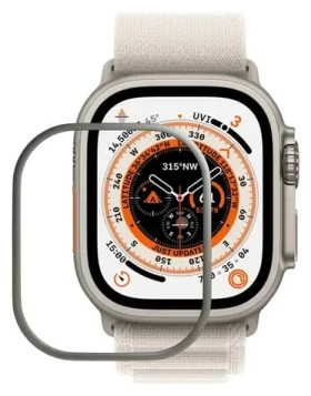 FIXED Rámček pre Apple Watch Ultra 49mm prírodný Titan / Rámček / Nerezová oceľ / Ochrana proti nárazu (FIXAW-FR)