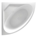 CERANO - Vaňa akrylátová Cora - voľne stojaca - biela lesklá - 134x134x60 CER-682747