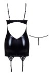 Dámska erotická košieľka Gemma - BEAUTY NIGHT FASHION černá S/M