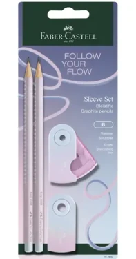 Faber-Castell Flow Edition Grip Set BK Blushing Sky / Sada písacích potrieb (117007)