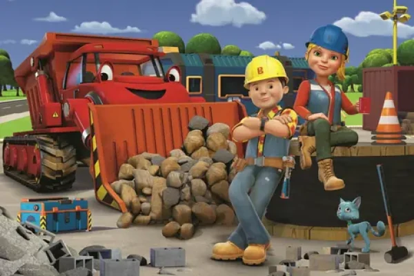 Trefl - Puzzle - Bořek staviteľ a Wendy