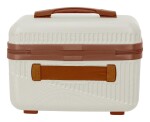 Kozmetický kufrík Travelite Bali Beautycase White/cognac