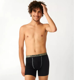 Pánske boxerky GO ABC Natural Short 2P Triumph černá (0004)