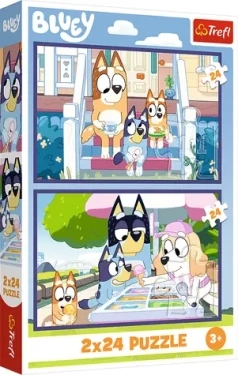 Trefl Puzzle Bluey: Zábavná Bluey