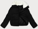 Čierna dámska manšestrová bunda J Style (5M3230-392) odstíny černé XL (42)
