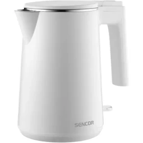 Sencor SWK 0155WH biela / Rýchlovarná kanvica / 1500W / 1L (8590669361083)