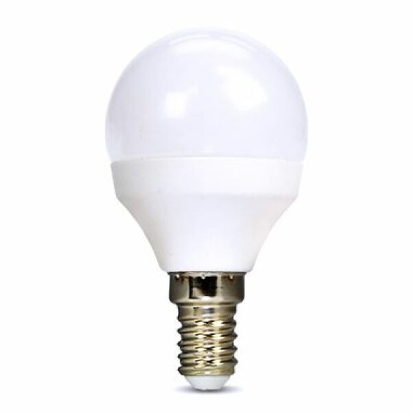 Solight WZ420 LED žiarovka E14 6W / miniglobe / 6000K / 510lm (8592718018504)