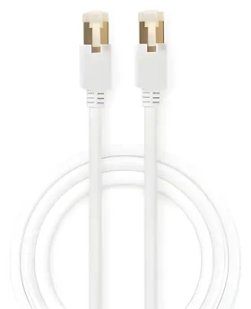 Nedis CAT6 biela / Sieťový kábel / S/FTP / RJ45 - RJ45 / 1 m (CCGB85221WT10)