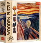 Trefl Drevené puzzle Art: Edvard Munch - Výkrik