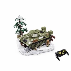 Sluban Power Bricks M38-B7072 R/C T34/76 (1942) Tank na diaľkové ovládanie