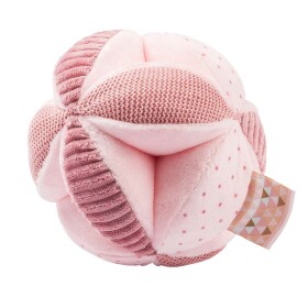 NATTOU Hračka lopta edukačná 4 aktivity Lapidou pink