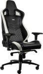 Noblechairs EPIC z prawdziwej skóry - czarny/biały/czerwony (GAGC-034)