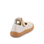 Dievčenské plátené barefoot prezuvky CANVAS T-BAR GOLD SHINE Froddo G1700439-3 - 34