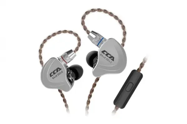 KZ CCA C10 slúchadlá s mikrofónom (Black) (6970493062332)