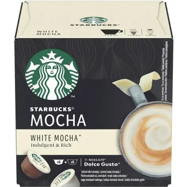 Starbucks Dolce Gusto Mocha White Mocha 12 ks / Kapsľová káva (8445290398222)