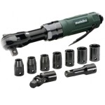 Metabo DRS 68 Set pnemumatická račňa - uťahovák vonkajší štvorhran 1/2 (12,5 mm), 1/4 (6,3 mm) 6.2 bar; 604119500