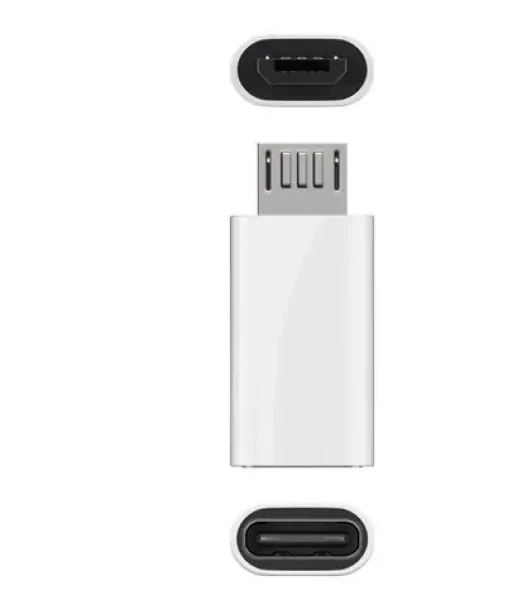 MicroConnect adaptér USB-C (F) - microUSB B (M) biela (USBMICROUSBC)