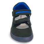 Chlapčenské sandále Barefoot PADY DENIM, protéza, tmavomodré - 21