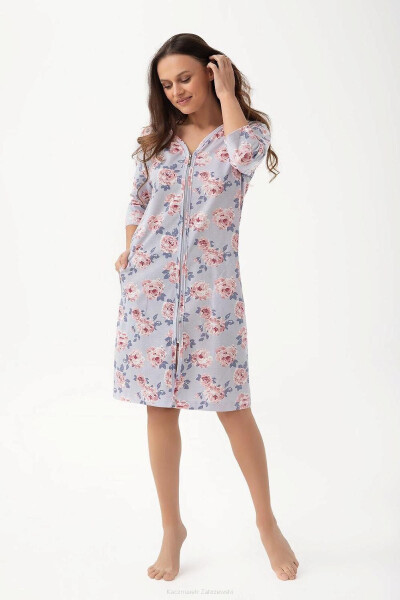 Dámsky župan Luna 390 4XL W25 indigo 4XL