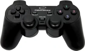 Esperanza EG106 Corsair gamepad s vibráciami čierna / USB 2.0 / pre PC amp; PS2 amp; PS3 (PERESPAKC0003)